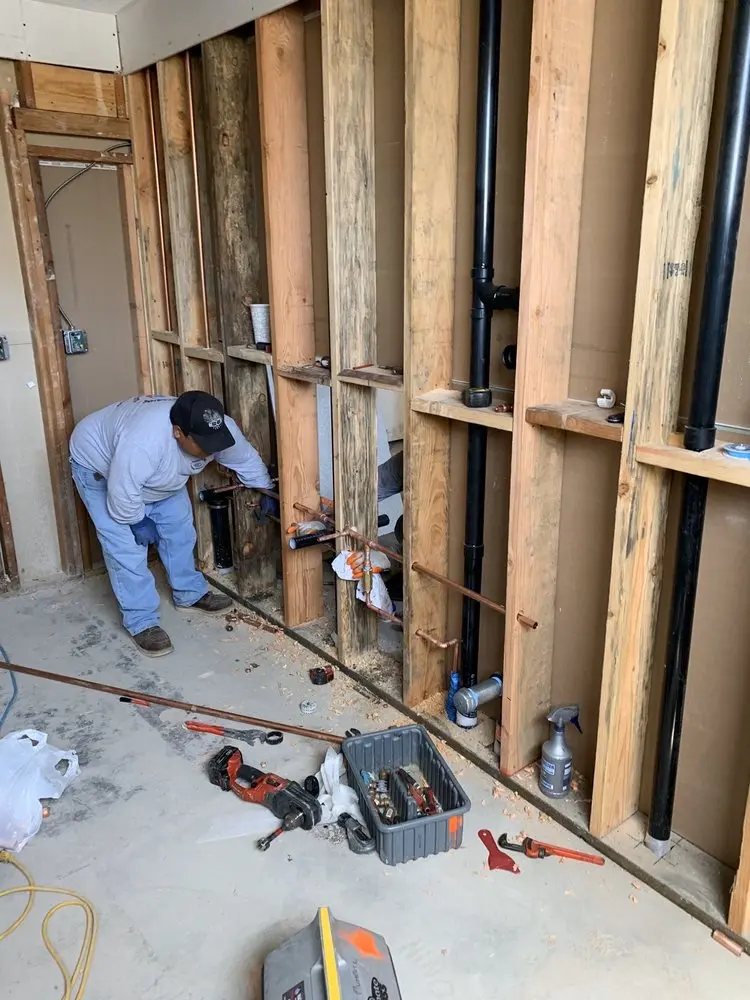 Commercial rough-in plumbing for Gas Line Repair in Woodhill
